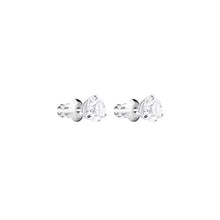 Carica l&#39;immagine nel visualizzatore di Gallery, Swarovski Orecchini Solitaire, Cristallo Bianco, Rodiati, da Donna - Ilgrandebazar