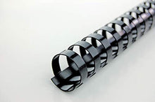 Carica l&#39;immagine nel visualizzatore di Gallery, GBC Dorsi plastici 21A 32mm 50pz - Nero - 4028184