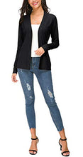 Carica l'immagine nel visualizzatore di Gallery, EXCHIC Donna Cardigan Lavorato a Maglia Senza Chiusura L, Nero - Ilgrandebazar