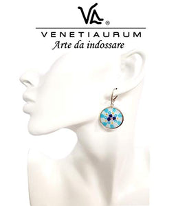 Venetiaurum - Orecchini donna in vetro originale di Murano e argento 925 -...