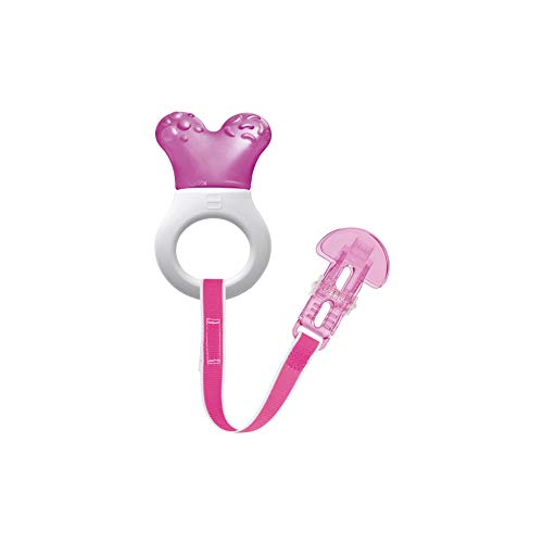 MAM 814222 - Mini Cooler & Clip, Dentaruolo rinfrescante e clip, bambina