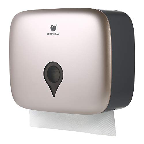 Decdeal CHUANGDIAN Dispenser per Asciugamani a C con Piegatura Champagne Gold - Ilgrandebazar