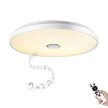 Carica l&#39;immagine nel visualizzatore di Gallery, Plafoniera JDONG con altoparlante bluetooth e telecomando Cambio colore 24W,...