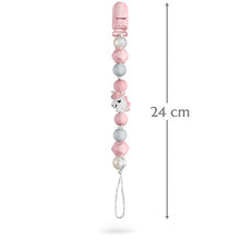 Carica l&#39;immagine nel visualizzatore di Gallery, PREMYO Catenella Portaciuccio Bimba Unicorno – Perle di One Size, Rosa