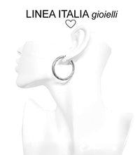 Carica l&#39;immagine nel visualizzatore di Gallery, Linea Italia Gioielli - Cerchi In Argento 925% - Orecchini Donna Diametro... - Ilgrandebazar