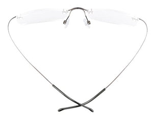 Eyekepper Glasant Titanio occhiali da +1.25, Larghezza Lenti 51mm-gunmetal - Ilgrandebazar