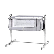 Carica l&#39;immagine nel visualizzatore di Gallery, Kinderkraft Culla da Affiancare NESTE, Lettino Co-Sleeping, Regolabile Grigio - Ilgrandebazar