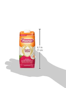 Plasmon Latte Liquido Nutri Mune 4 - 12 confezioni da 500 ml - Totale: 6 l