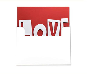 Big love - amore - san valentino - biglietto d'auguri (formato 10,5 x 15 cm)... - Ilgrandebazar