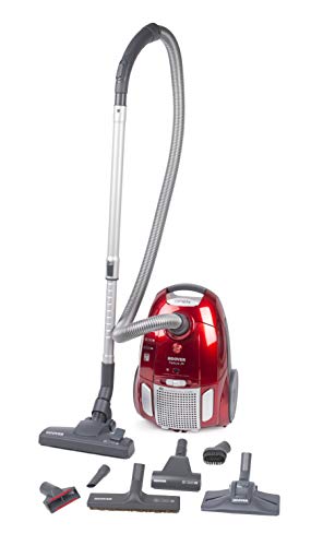 Hoover TE 75 Traino con Sacco Telios Plus, 700 watt, Rosso [Classe di... - Ilgrandebazar