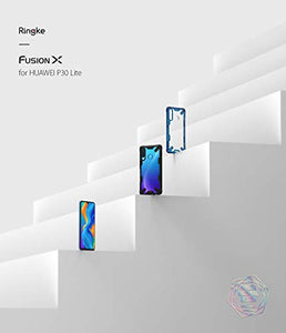Ringke Fusion-X Custodia Compatibile con Huawei P30 Lite, Space Blue - Ilgrandebazar
