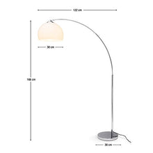 Carica l&#39;immagine nel visualizzatore di Gallery, Brilliant Vessa E27 LED Cromo, Bianco illuminazione da pavimento - Ilgrandebazar