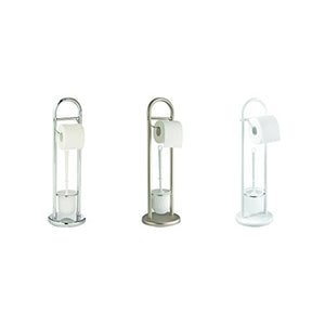Wenko 15438100 Chrome Exclusiv Colonnina Portarotolo e Portascopino Cromo - Ilgrandebazar