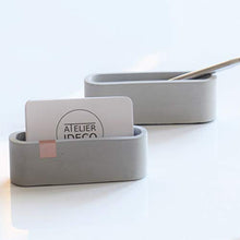 Carica l&#39;immagine nel visualizzatore di Gallery, Atelier Ideco - Display Aziendale Concreto Scheda Grigia E Rosegold Per... - Ilgrandebazar