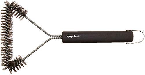 AmazonBasics - Spazzola a 3 Lati per Barbecue, 30.5 cm