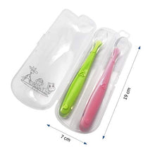 Carica l&#39;immagine nel visualizzatore di Gallery, A&amp;M company, Cucchiaino Svezzamento Silicone, Cucchiaio Dentizione Neonato,... - Ilgrandebazar