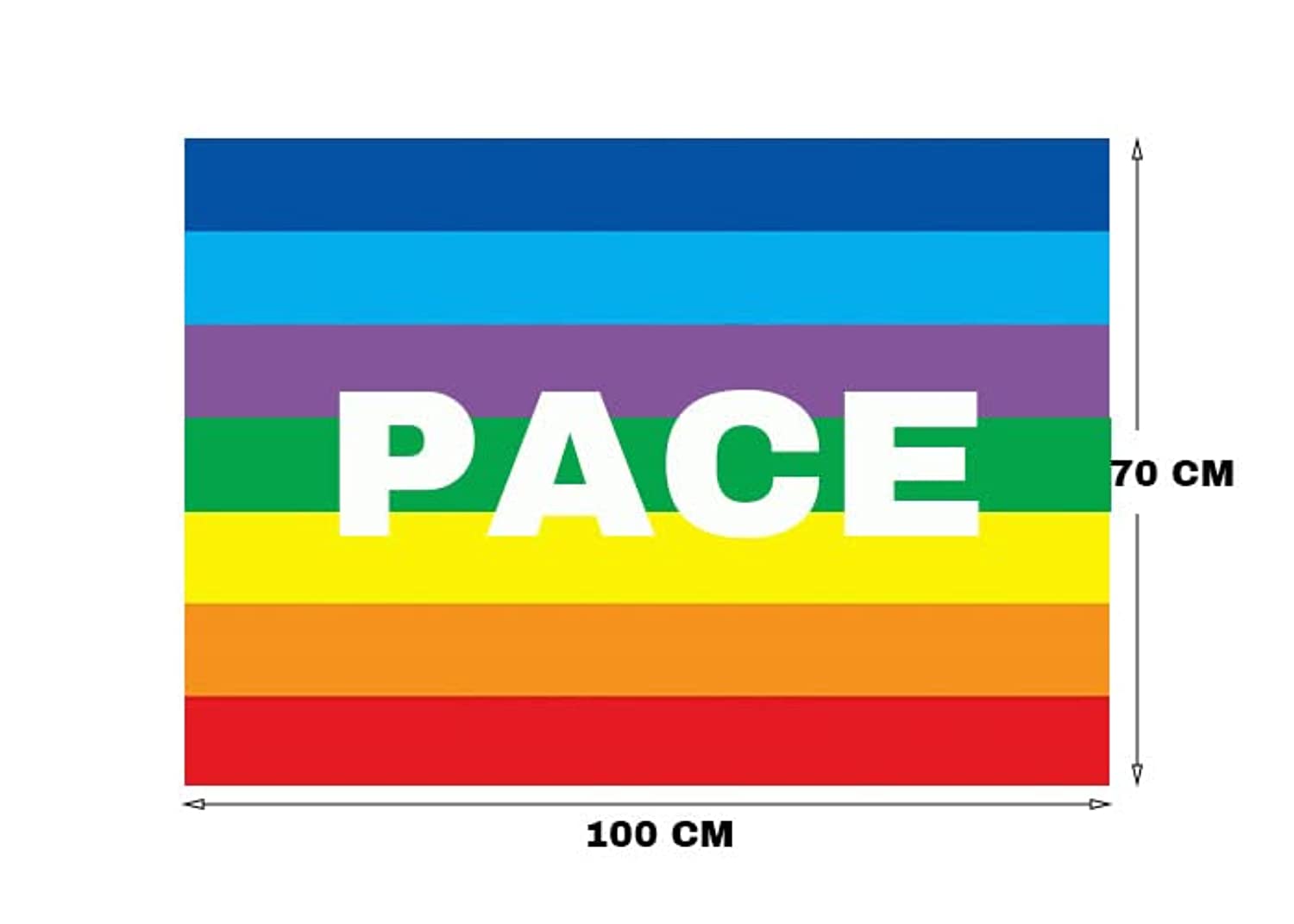 Bandiera della Pace semplice da colorare. Scarica, stampa o colora Bandiera della Pace semplice da colorare. Scarica, stampa o colora