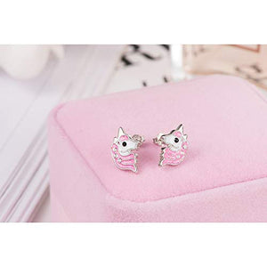 MengCat Borchia Unicorno Orecchini Sparkling Rosa Chiaro per i Bambini delle... - Ilgrandebazar