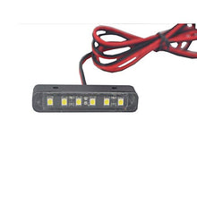 Carica l&#39;immagine nel visualizzatore di Gallery, 1 x LED impermeabile luce targa con 6 bianchi universale posteriore moto...