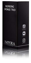 Carica l&#39;immagine nel visualizzatore di Gallery, Set Trio Spugne per Sfumatura di Impora London/Beauty Makeup Blender Nero