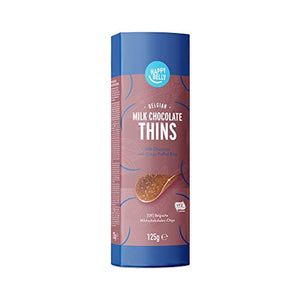 Marchio Amazon - Happy Belly - Chips di cioccolato al latte belga 4 x 125g