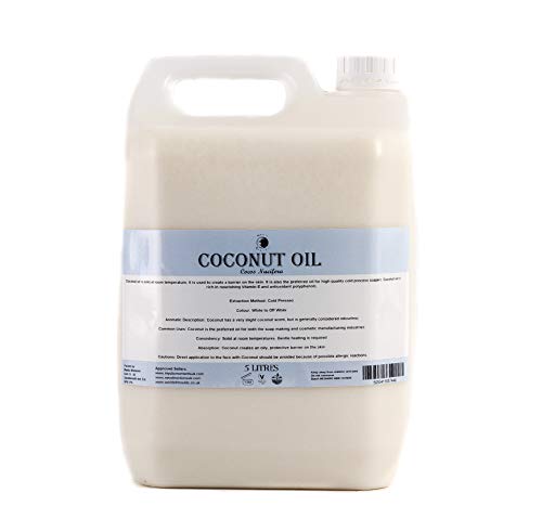 Mystic Moments - Olio portante di cocco, 5 kg, 100% puro - Ilgrandebazar