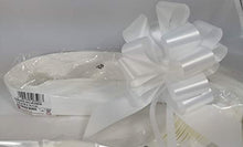 Carica l&#39;immagine nel visualizzatore di Gallery, 50 COCCARDE BIANCO AUTOTIRANTI 3,0 CM MATRIMONIO AUTO CASA NOZZE BATTESIMO... - Ilgrandebazar
