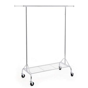 SONGMICS Stand Appendiabiti Attaccapanni in Metallo Cromato con Ruote,... - Ilgrandebazar
