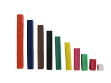 Carica l'immagine nel visualizzatore di Gallery, Italveneta Didattica Cuisenaire, Verde, Standard, 1, All'interno della valigetta 186pz regoli di colori e dimensioni diverse