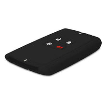 Carica l'immagine nel visualizzatore di Gallery, kwmobile Copri-Chiave Compatibile con Renault 4 Tasti Smart nero / grigio