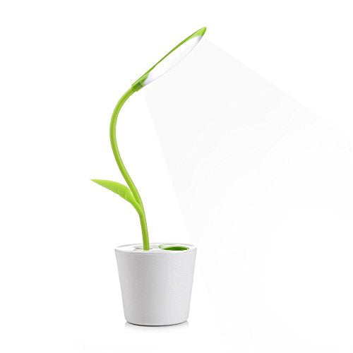 Lampada da Scrivania e Tavola VADIV, con Porta USB Sapling, Green - Ilgrandebazar