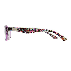 Occhiali da lettura per strass Cat Eye donne 3.50 Strength, Porpora - Ilgrandebazar