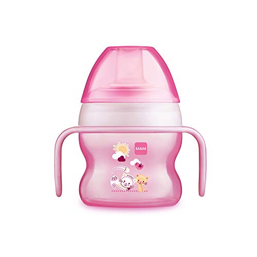 MAM Babyartikel 67018322 - Tazza antigoccia per bambina, 150 ml - Ilgrandebazar