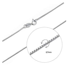 Carica l&#39;immagine nel visualizzatore di Gallery, Collana in Argento 925 Rodiato a Maglia Veneziana Sottile, Uomo Donna Made... - Ilgrandebazar
