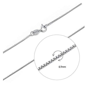 Collana in Argento 925 Rodiato a Maglia Veneziana Sottile, Uomo Donna Made... - Ilgrandebazar