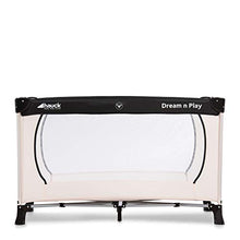 Carica l'immagine nel visualizzatore di Gallery, Hauck Lettino da Viaggio Dream N Play Plus - Culla Neonato fino a 15kg - Letto Pieghevole 60x120cm - Box Bambini con Uscita Laterale - Borsa Inclusa - Beige