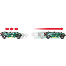 Carica l&#39;immagine nel visualizzatore di Gallery, MECCANO by Erector 5 in 1 Roadster Pull Back Car Building Kit, STEM 175 pezzi - Ilgrandebazar