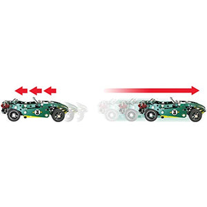 MECCANO by Erector 5 in 1 Roadster Pull Back Car Building Kit, STEM 175 pezzi - Ilgrandebazar