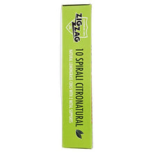 Carica l'immagine nel visualizzatore di Gallery, Zig Zag, Spirali Citronatural, Naturali senza insetticida per esterno, durata 8 ore, all'olio essenziale di citronella, confezione da 10 spirali
