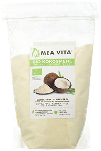 MeaVita Farina di Cocco Biologica Meavita, 1 Confezione (1 X 1000G) - 1000 g