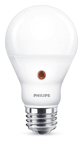 Philips Lampadina LED Goccia 60 W, Sensore Crepuscolare, Attacco E27, 4000K,... - Ilgrandebazar