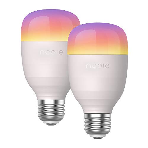 Nooie Lampadina Smart LED E27,Compatibile con Alexa Google Assistant,10W RGB... - Ilgrandebazar