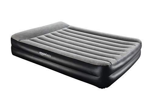 AmazonBasics Pillow Rest Single Size Premium Airbed with Matrimoniale, Grigio - Ilgrandebazar