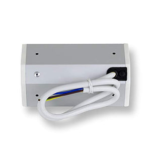 Pratica presa angolare 2x Schuko, in alluminio, per cucina, bagno,...