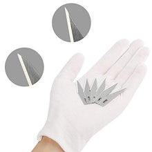 Carica l&#39;immagine nel visualizzatore di Gallery, Gafild cutter di precisione set, 2 Manici e 80 Lame Ricambio lame bisturi... - Ilgrandebazar