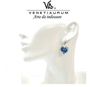 Carica l&#39;immagine nel visualizzatore di Gallery, Venetiaurum by Linea Italia - Orecchini donna in vetro originale di Murano e...
