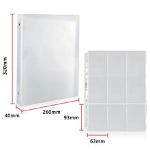 Carica l&#39;immagine nel visualizzatore di Gallery, Lictin Raccoglitore Carte - Card Binder 30 Pagine,Maximum 540 Cards per L - Ilgrandebazar