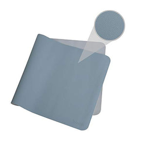 Weelth Tappetino per Mouse Impermeabile 60x35cm, 600*350mm, Azzurro/Argento