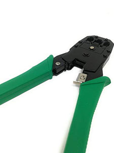 PINZA CRIMPATRICE PLUG RJ11 RJ12 RJ45 PER CAVO DI RETE ETHERNET LAN RETE...