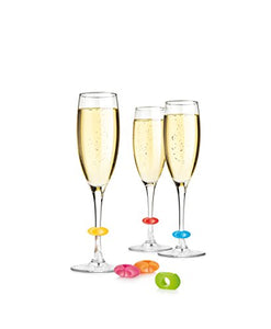 Tescoma 695454 Uno Vino Anelli Segna Calici, 12 Colori - Ilgrandebazar